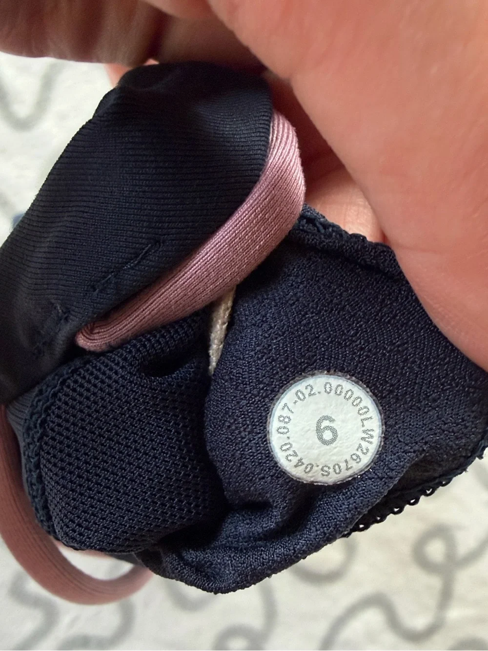 Lululemon Free to Be Bra Wild in True Navy/Pink Puff
